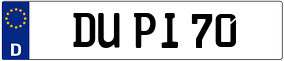 Truck License Plate